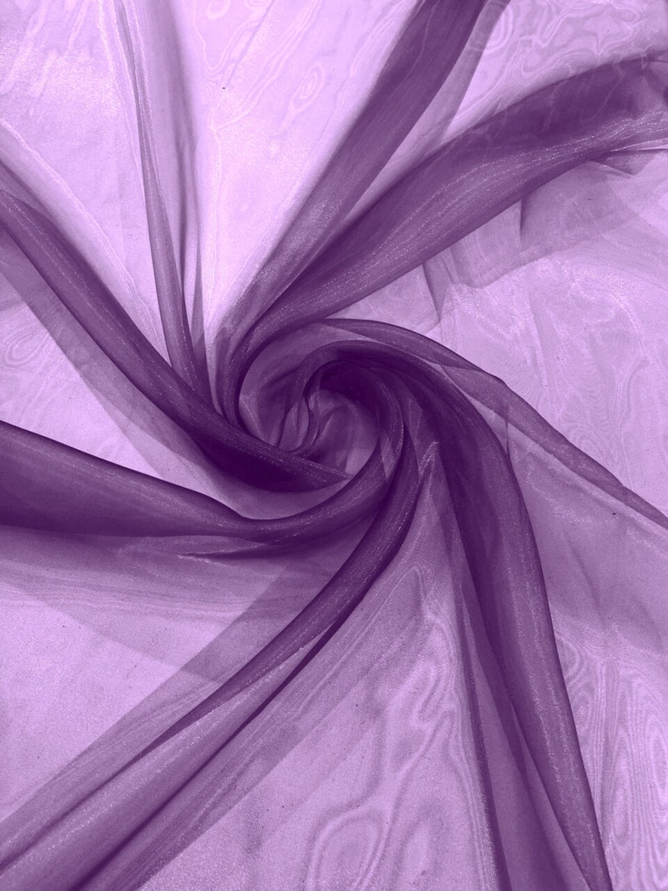 1 Yard Lightweight Sheer Crystal Organza Fabric Smooth and Flowing Material for Fashion Costumes and Dressmaking
